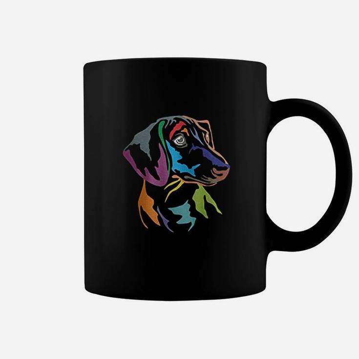 Colorful Dachshunds Dachshund Mom Coffee Mug