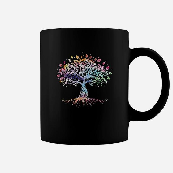 Colorful Life Is Really Good Vintage Unique Tree Art Gift Coffee Mug