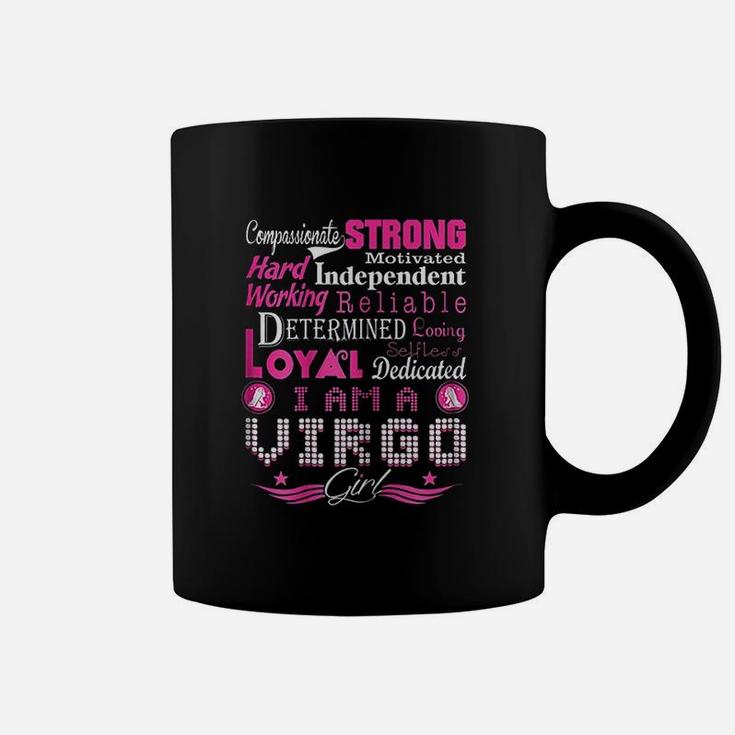 Compassionate Strong Reliable Loving Virgo Girl Coffee Mug