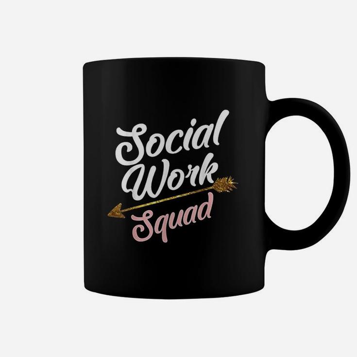 Cool Social Work Squad Funny Humanitarian Team Worker Gift Coffee Mug