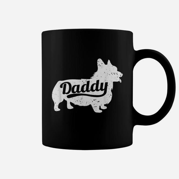 Corgi Daddy Dad Dog Lover Fathers Day Gift Coffee Mug