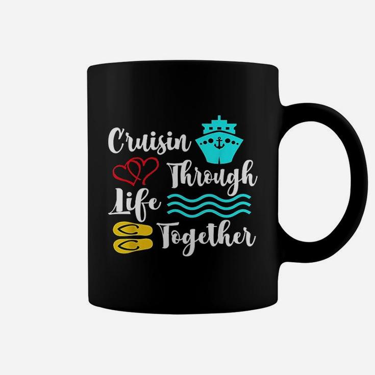 Couples Cruis Cruisin Through Life Together Coffee Mug