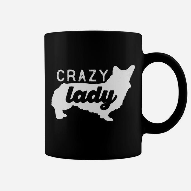 Crazy Corgi Lady Dog Mom Mama Corgi Lover Coffee Mug