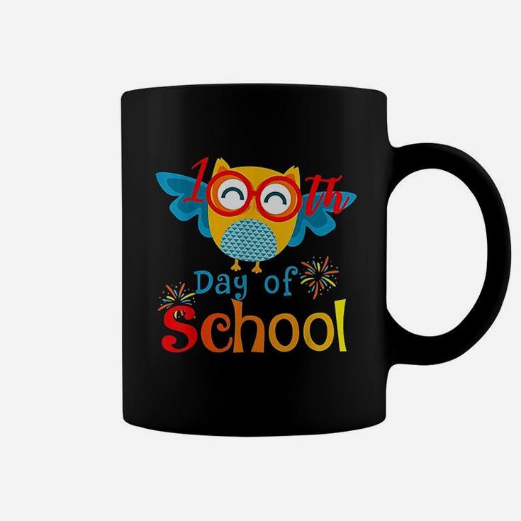 Cute 100th Day Of School Owl Lover 100 Days Teacher Coffee Mug
