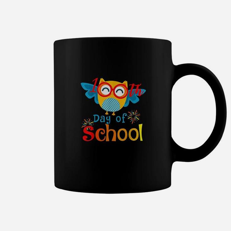 Cute 100th Day Of School Owl Lover 100 Days Teacher Gift Coffee Mug