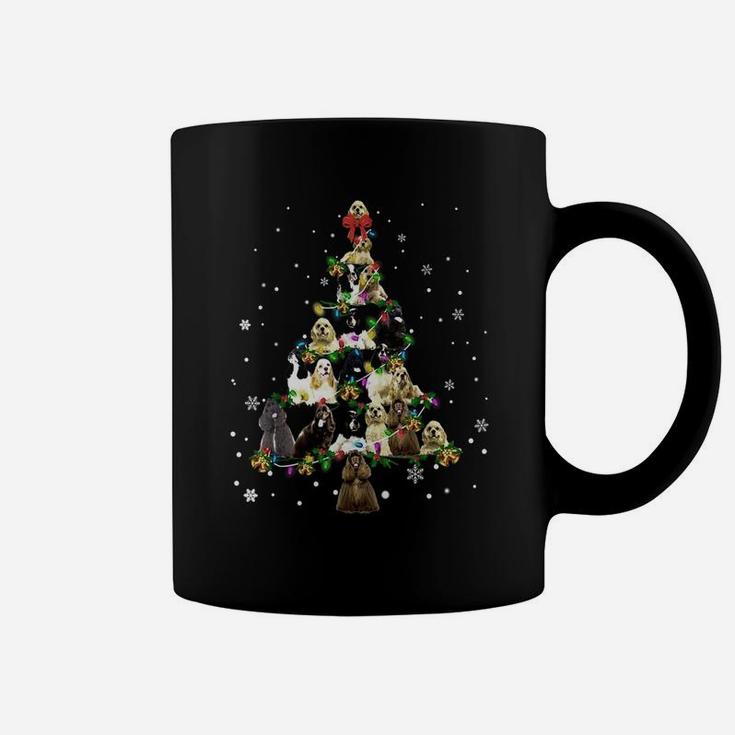 Cute American Cocker Spaniel Dog Christmas Coffee Mug