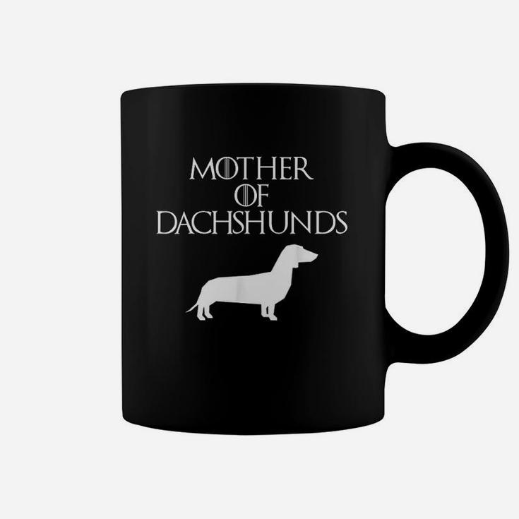 Cute And Unique White Mother Of Dachshunds Coffee Mug