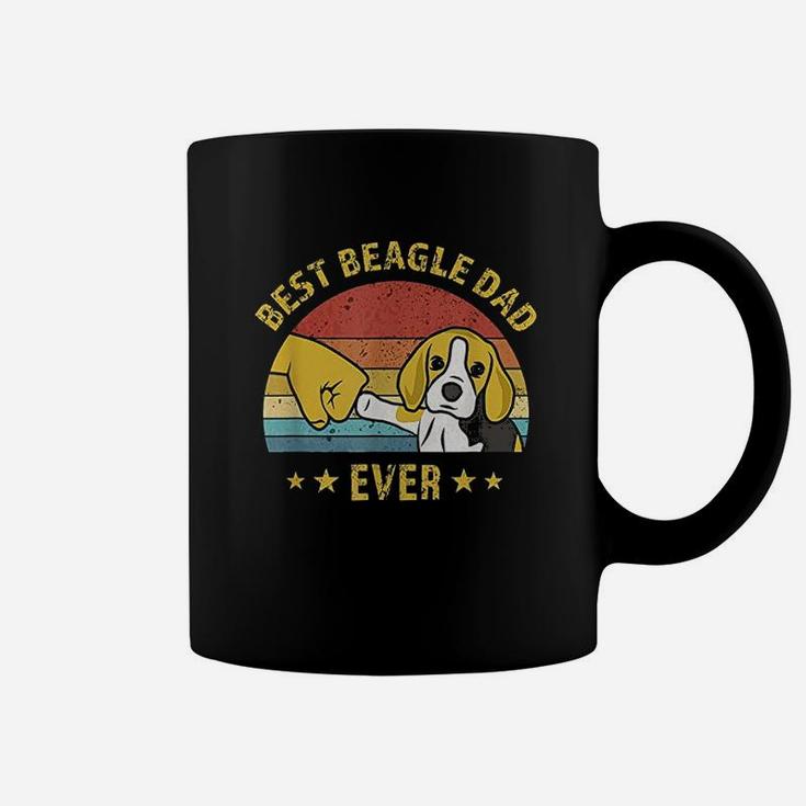 Cute Best Beagle Dad Ever Retro Vintage Gift Puppy Lover Coffee Mug