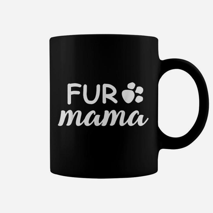 Cute Dog Mom Gift Fur Mama Paw Print Mothers Gift Coffee Mug