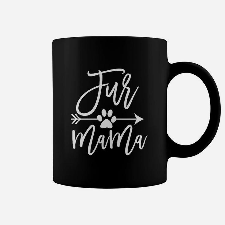Cute Funny Xmas Gift For Grandma Cat Lover Dog Mom Fur Mama Coffee Mug