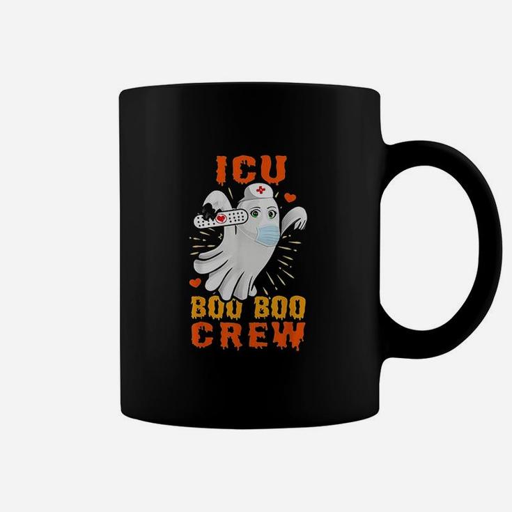 Cute Ghost Halloween Icu Boo Boo Crew Nurse Gift Women Girls Coffee Mug