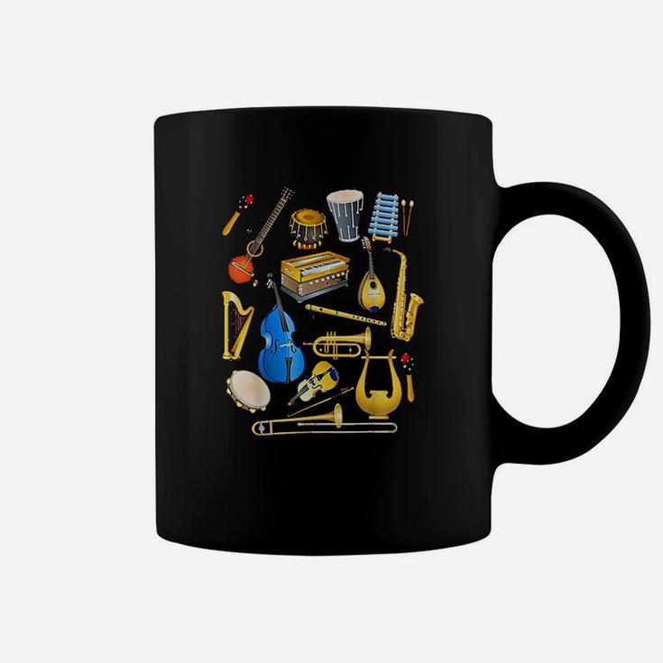 Cute Little Boys Musical Instruments Fans Funny Gift Coffee Mug