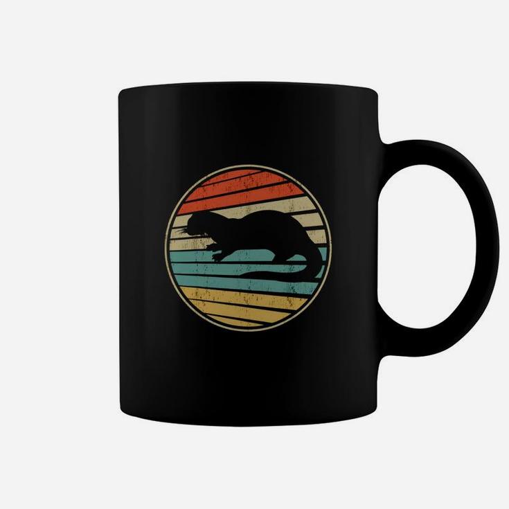 Cute Sea Otter Gift Retro Vintage 70s 80s Animal Lover Fun Coffee Mug
