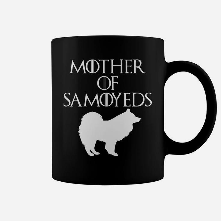 Cute & Unique White Mother Of Samoyeds T-Shirt E010746 Cute & Unique White Mother Of Samoyeds T-Shirt E010746