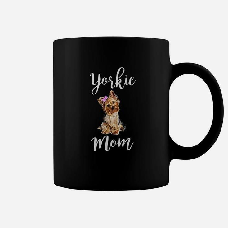 Cute Yorkie Mom Dogs Coffee Mug