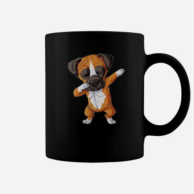 Dabbing Boxer Kids Boys Dog Puppy Lover Funny Dab Coffee Mug
