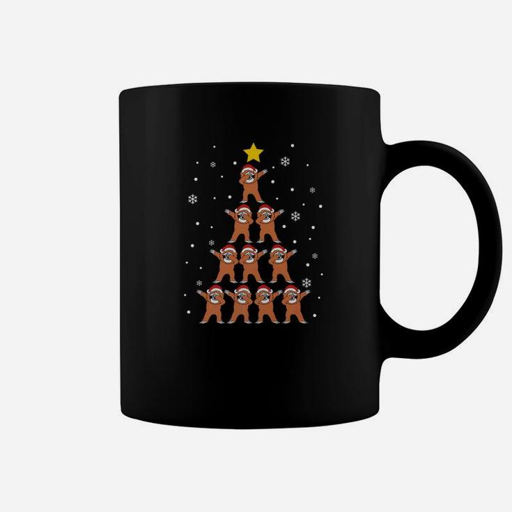 Dabbing Sloths Christmas Xmas Dab Gift Coffee Mug