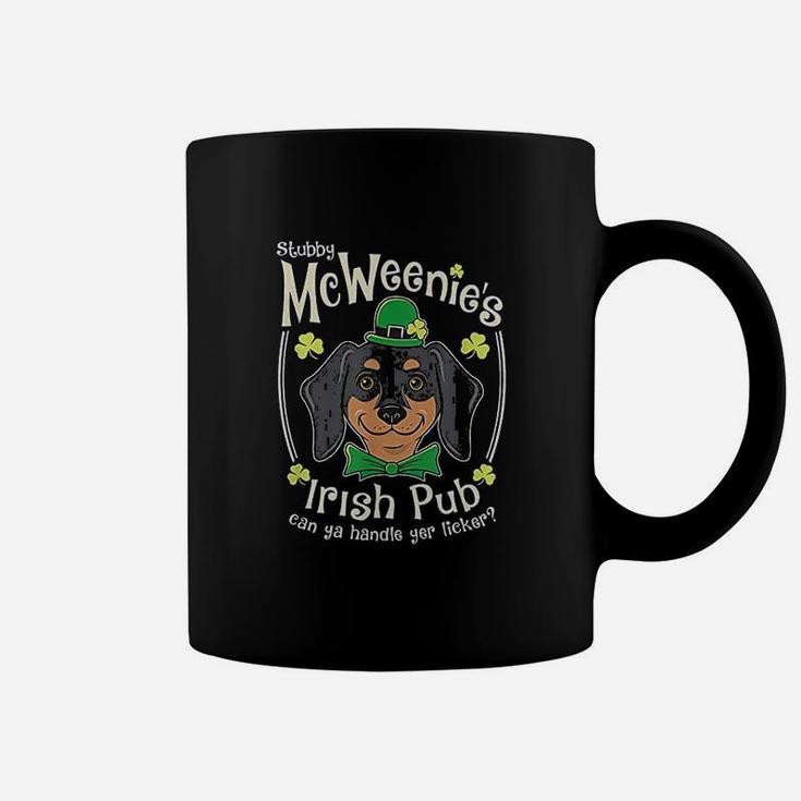 Dachshund St Patricks Day Mcweenie Irish Pub Coffee Mug