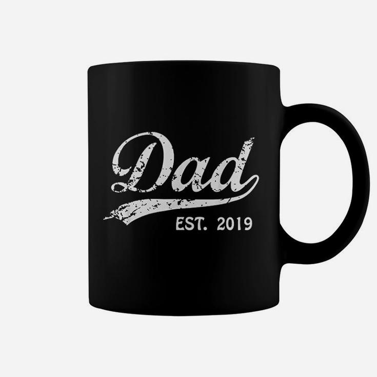 Dad Est 2019 Vintage New Dad Fathers Day Gifts Coffee Mug