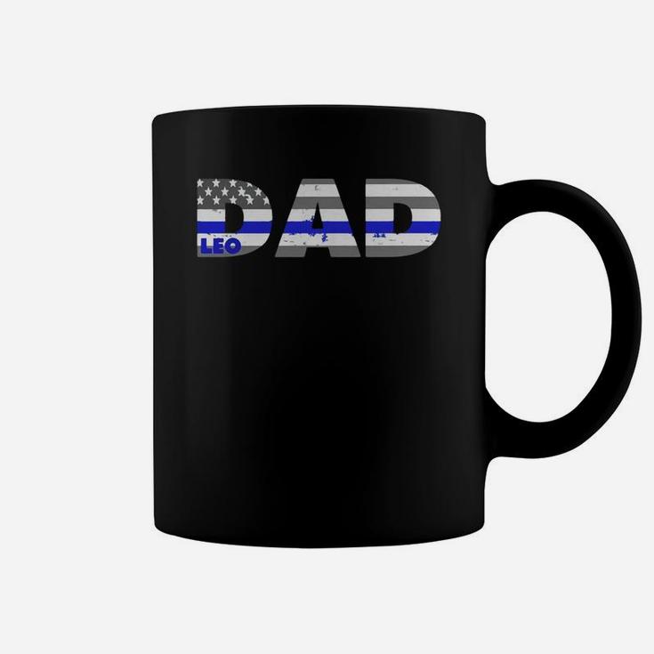 Dad Police Law Enforcement Officer Proud Police Dad Shirt Coffee Mug