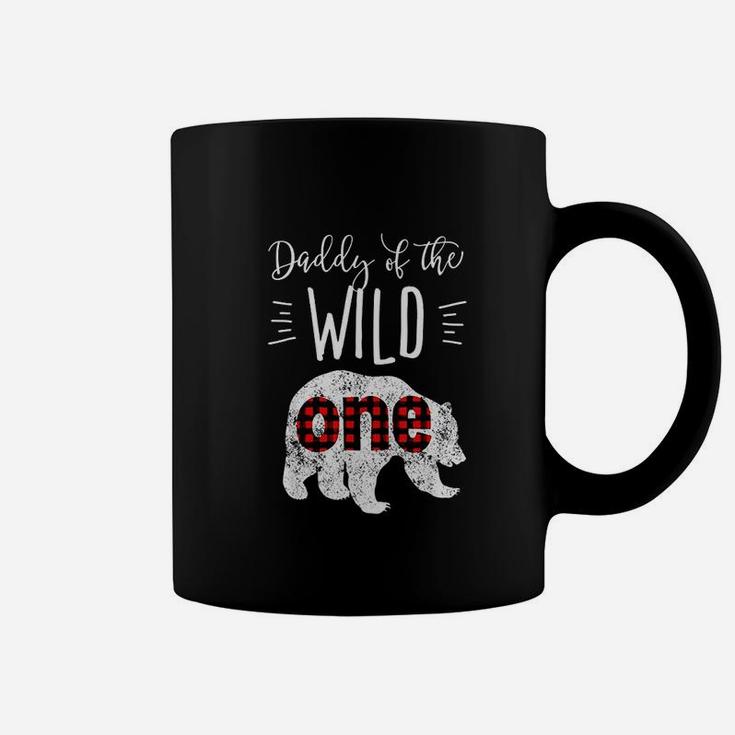 Daddy Of The Wild One Vintage Bear Lumberjack 1st Birthday Coffee Mug
