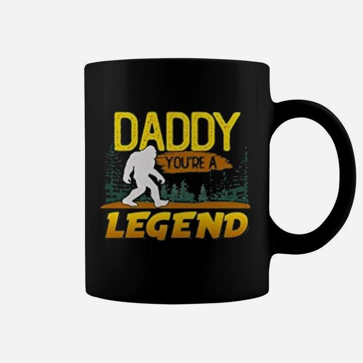 Daddy You Are A Legend Funny Bigfoot Coffee Mug