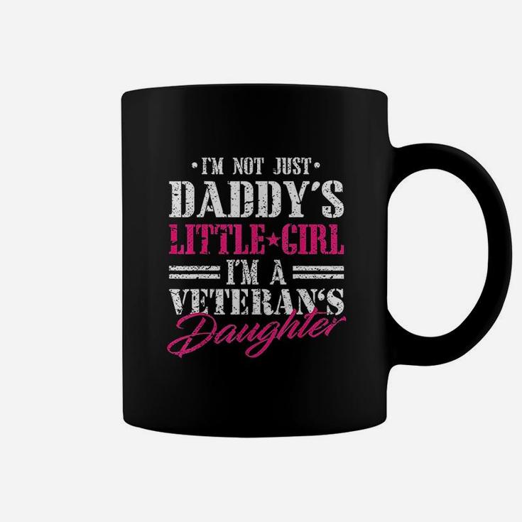 Daddys Little Girl Veteran Dad Veterans Day Gift Coffee Mug