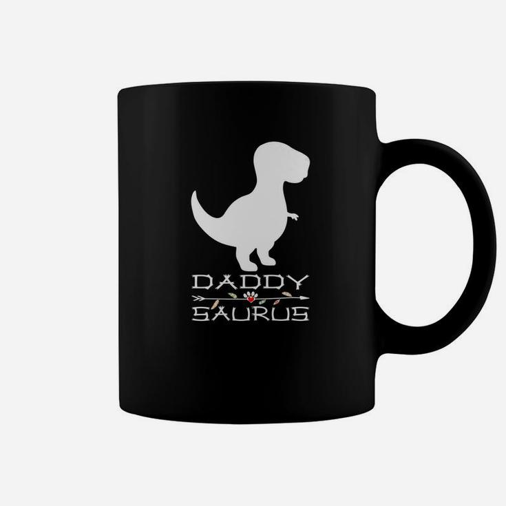 Daddysaurus Rex Funny Fathers Day Gift Idea For Daddy Premium Coffee Mug