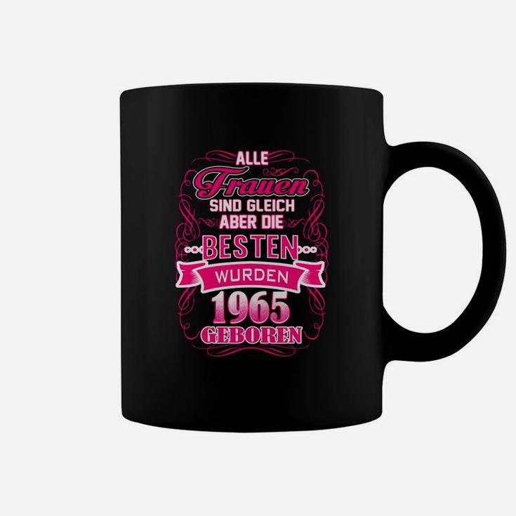 Damen Tassen Besten Frauen 1965, Schwarz & Pink