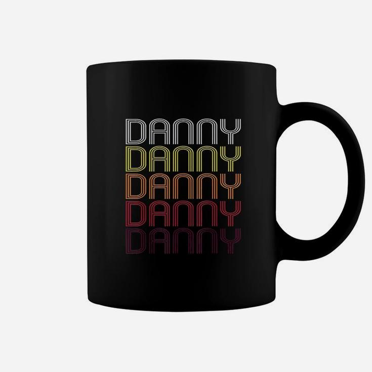 Danny Retro Wordmark Pattern Vintage Style Coffee Mug