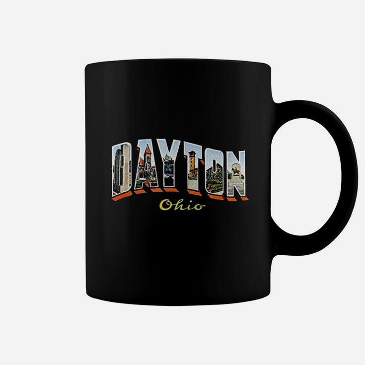 Dayton Ohio Oh Usa Vintage Retro Souvenir Coffee Mug