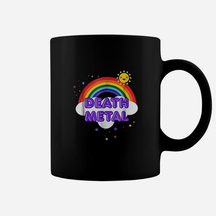 Death Metal Rainbow Funny Heavy Metal Cool Coffee Mug