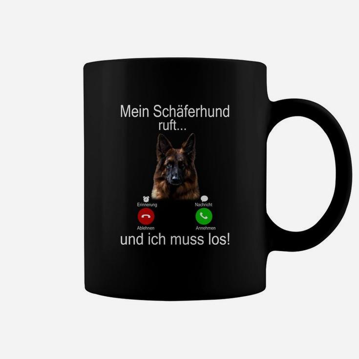 Deutscher Schäferhund Mein Schäferhund Ruft Tassen