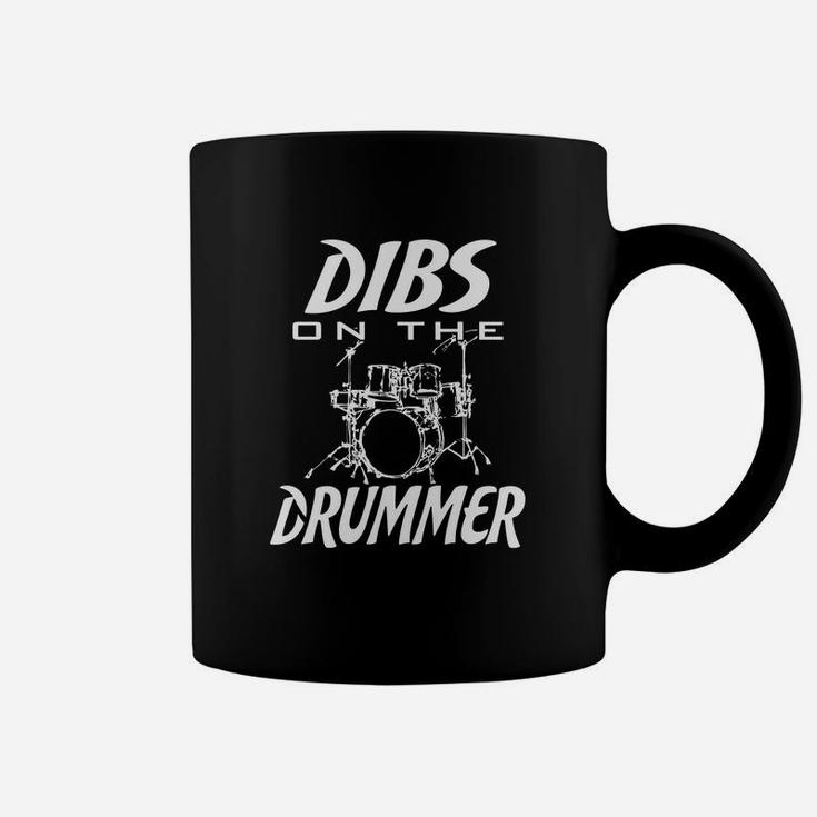 Dibs On The Drummer Coffee Mug