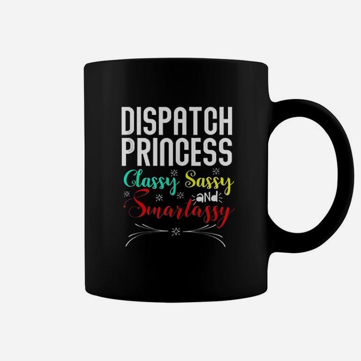 Dispatcher Princess Police Funny Christmas Employee Gifts Coffee Mug