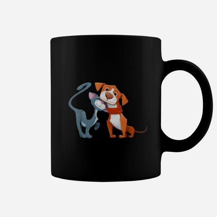 Dog And Cat Best Friends Coffee Mug