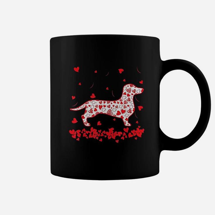 Dog Dad Dog Mom Gifts Dachshund Valentines Day Coffee Mug