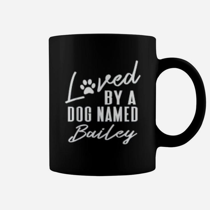 Dog Name Bailey Gift Pet Lover Paws Print Coffee Mug