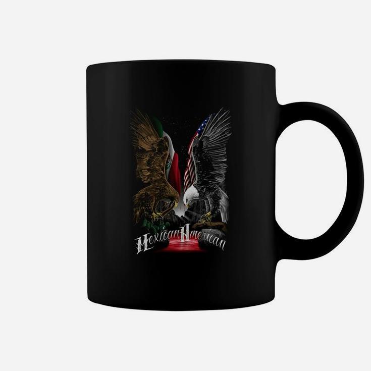 Eagle Mexican American Flag Coffee Mug