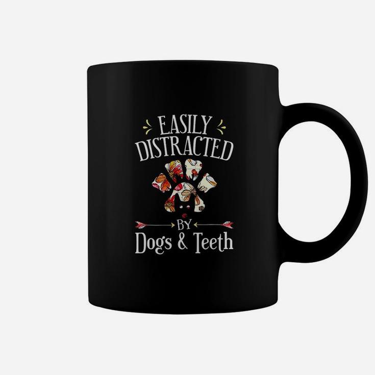 Easily Distracted Dogs And th Dental Hygienist Student Coffee Mug
