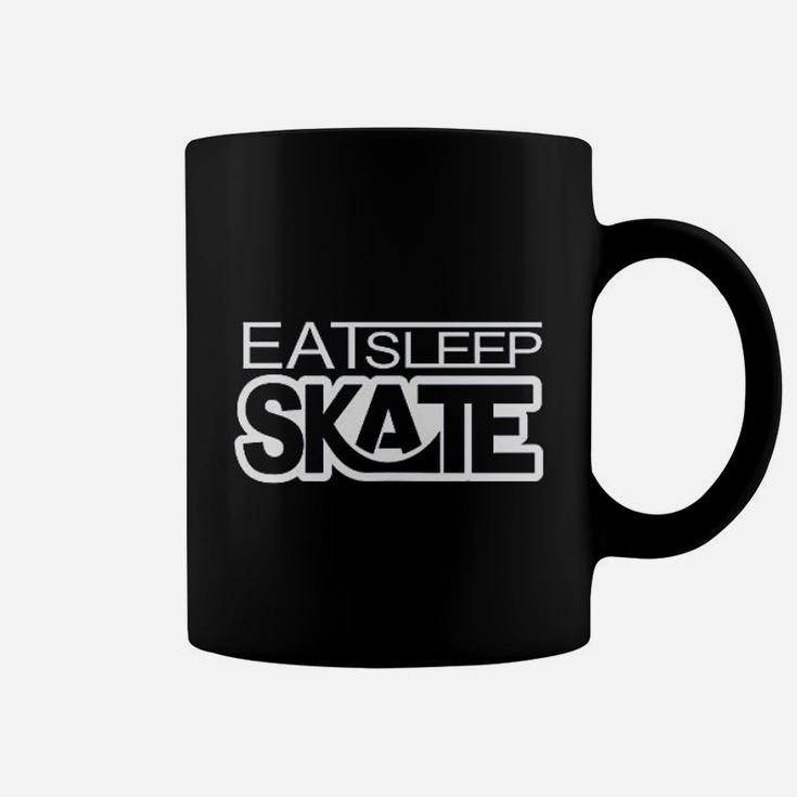 Eat Sleep Skate Skate Longboard, Skateboard Gifts Coffee Mug