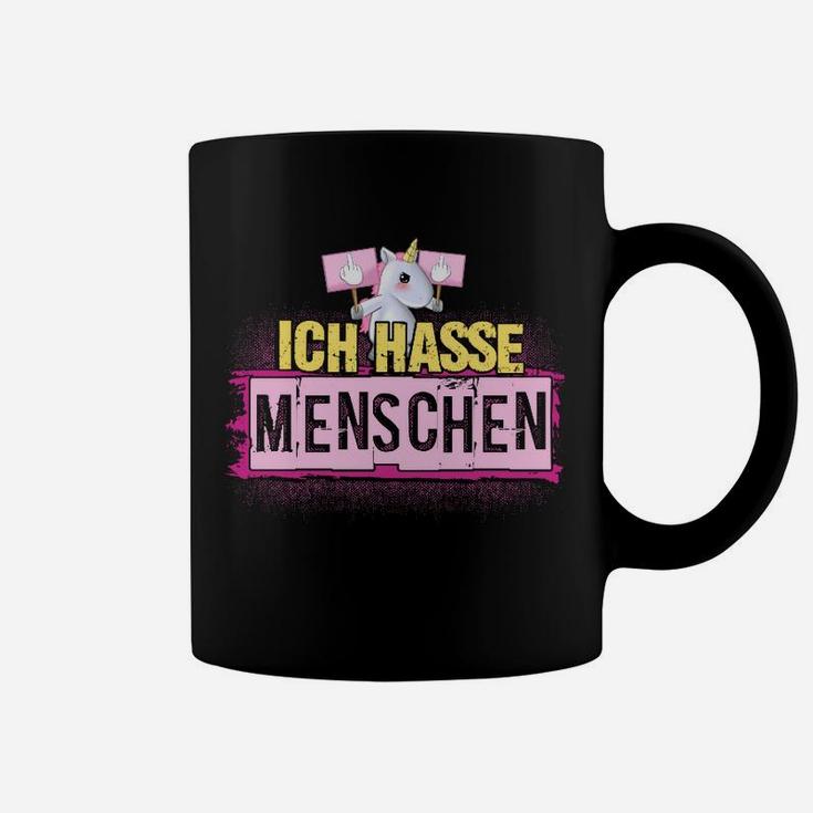 Einhorn Ich Hasse Menschen 2 Tassen