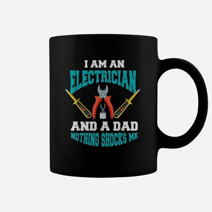 Electrician Dad Funny Electrician Father Gift Coffee Mug