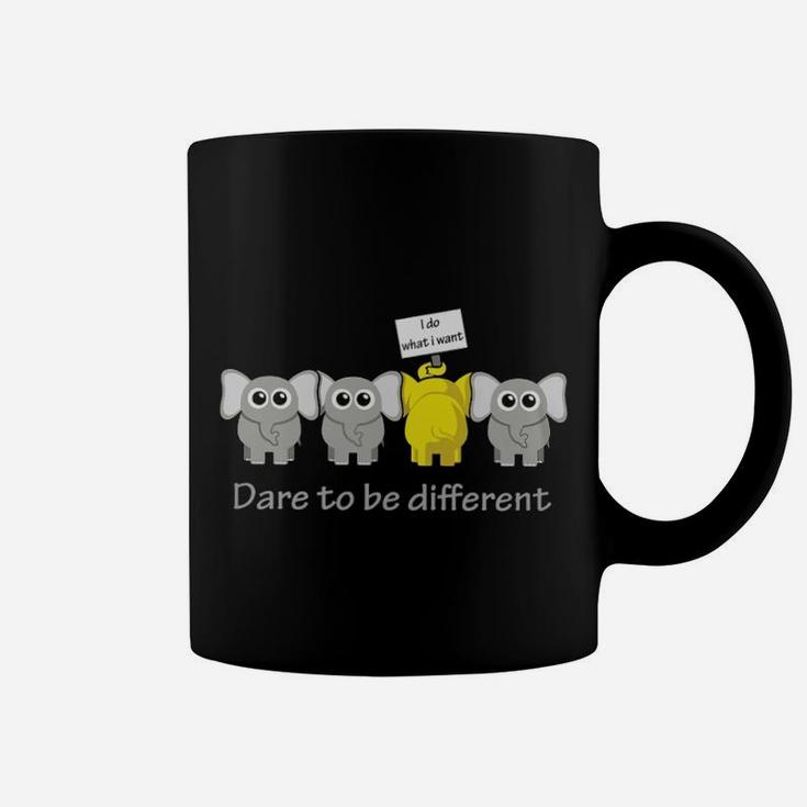 Elephant I Do What I Want Dare To Be Different Coffee Mug