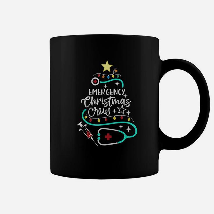 Emergency Christmas Crew Emergency Nurse Er Techs Secretary Coffee Mug
