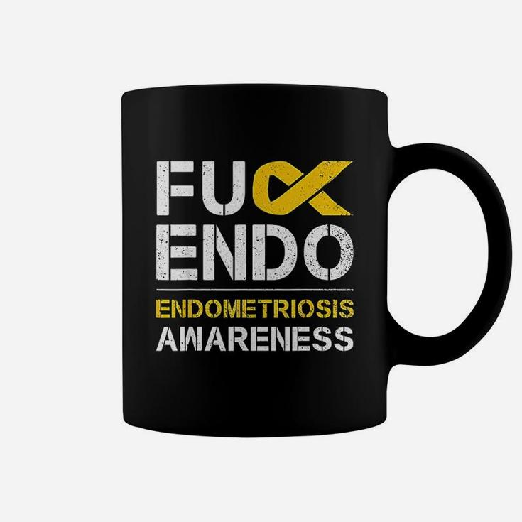 Endo Endometriosis Awareness Month Endo Support Ribbon Coffee Mug