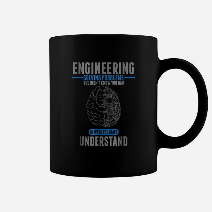 Engineer Solving Problems Funny Engineering Coffee Mug