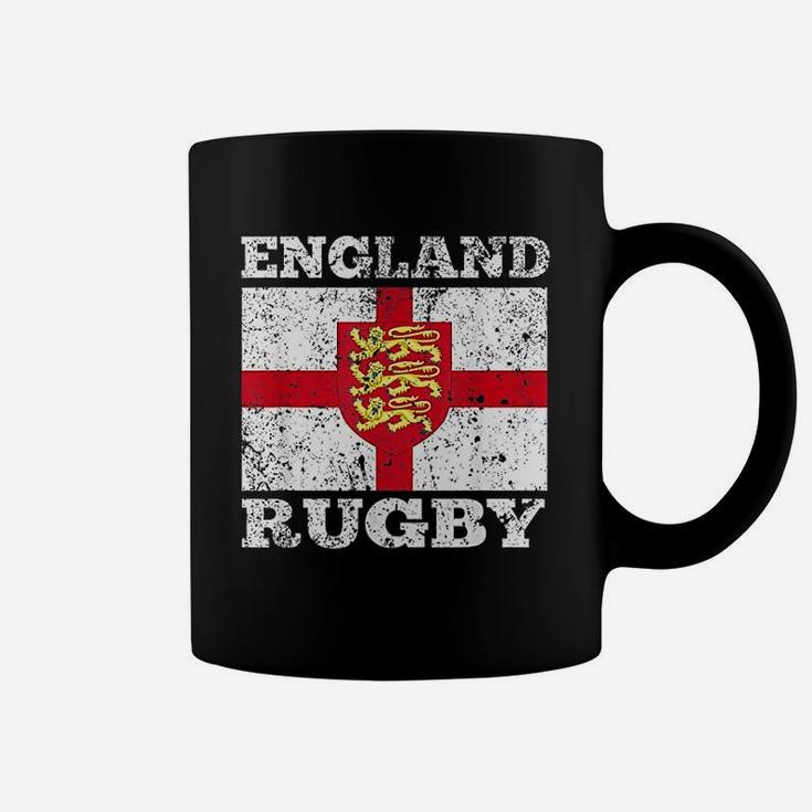 England Rugby Vintage English Flag Rugby United Kingdom Gift Coffee Mug