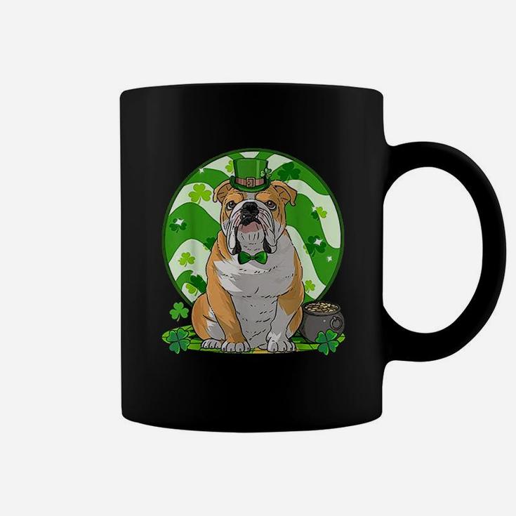 English Bulldog St Patricks Day Coffee Mug