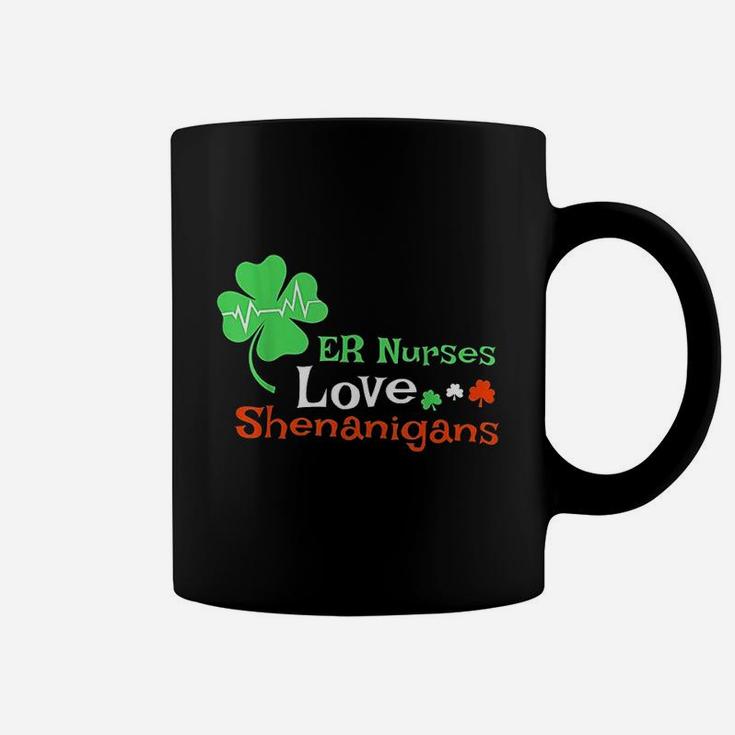 Er Nurses Shenanigans St Patrick Day Emergency Room Coffee Mug